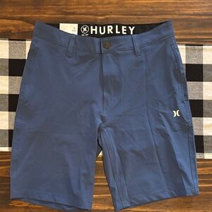 Hurley Men's Blue all day  hybrid performance Shorts 30 new